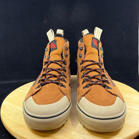 Vans Sk8-Hi MTE Primaloft Hydroguard  Winter man brown shoes Size 13 Brand New - Picture 3 of 10